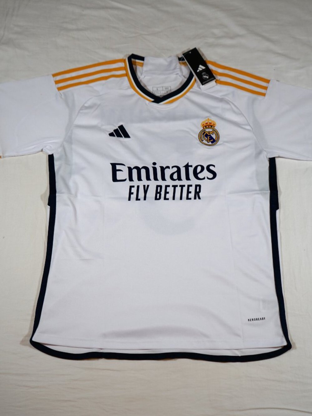 White Adidas Jude Bellingham Real Madrid Jersey 23/24